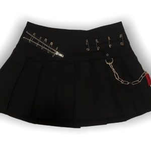 Tripp mini skirt with chains vintage deadstock